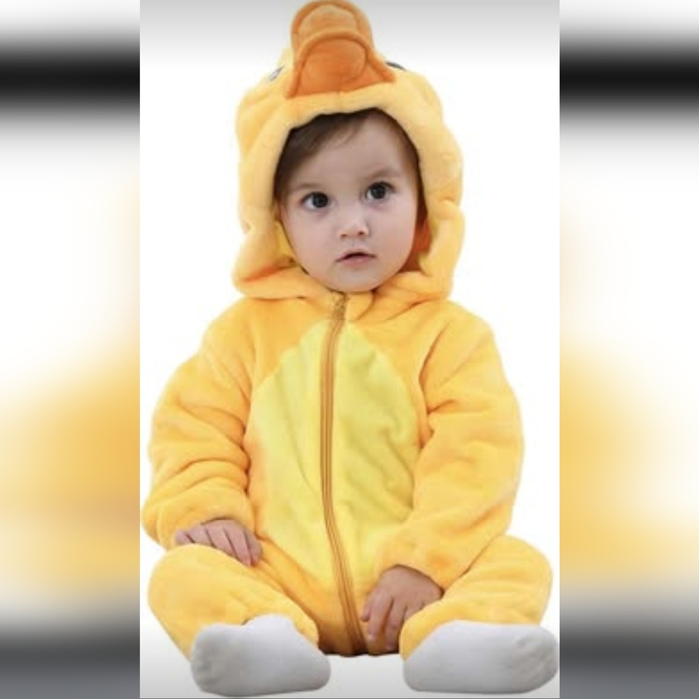 Plush Duck Costume/Bunting Suit